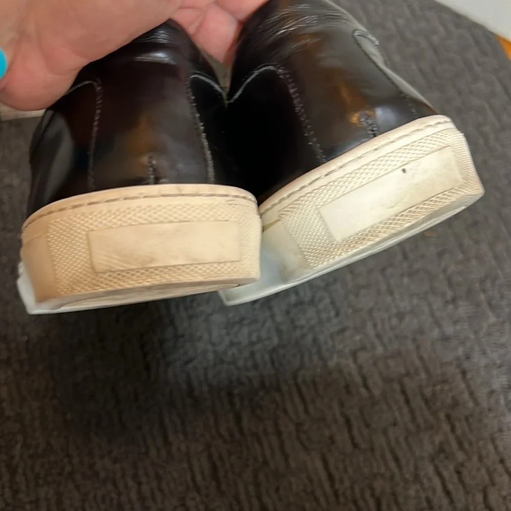 Mercanti Fiorentini Black 7939 Leather Sneaker Sz 12 Common Projects